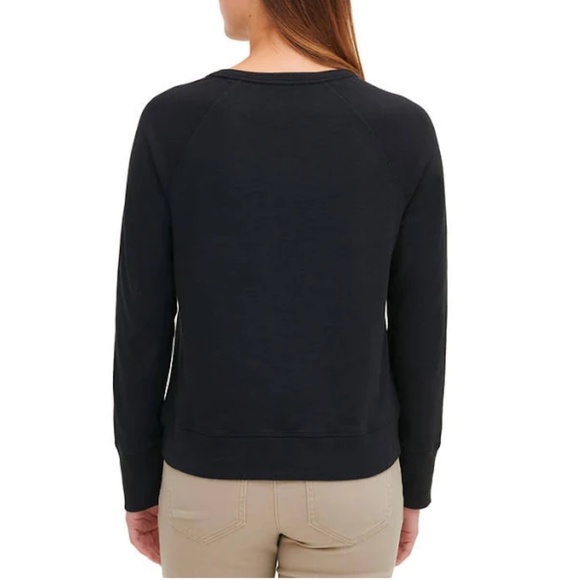 DKNY Sequined Crew Sweatshirt Black (LAST ONE)BNWT - Picture 3 of 8